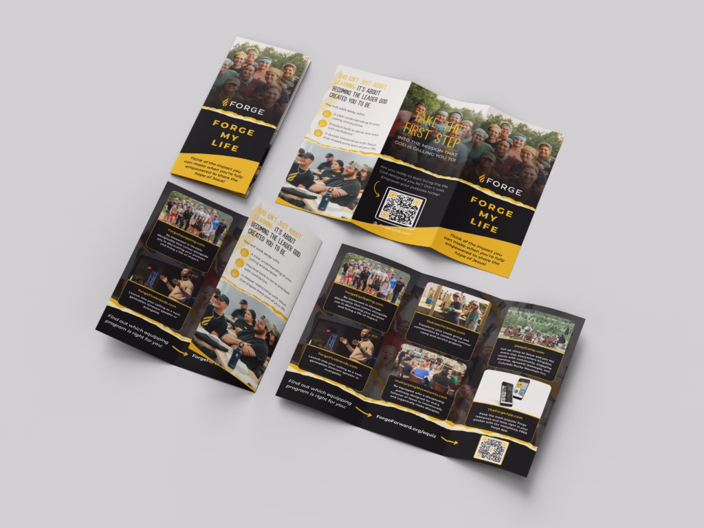 Young Adult Tri-fold Brochure Mockup