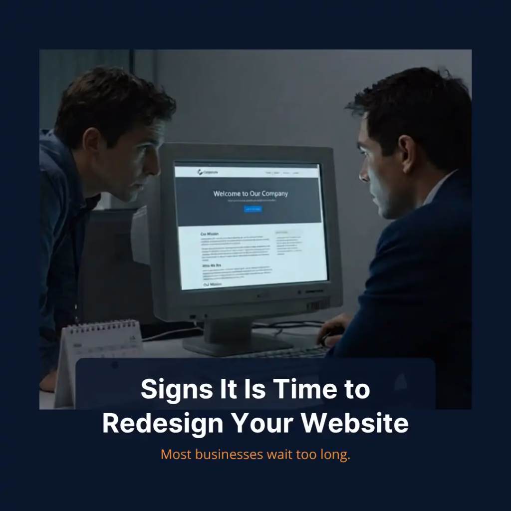 Signs It Is Time to Redesign Your Website